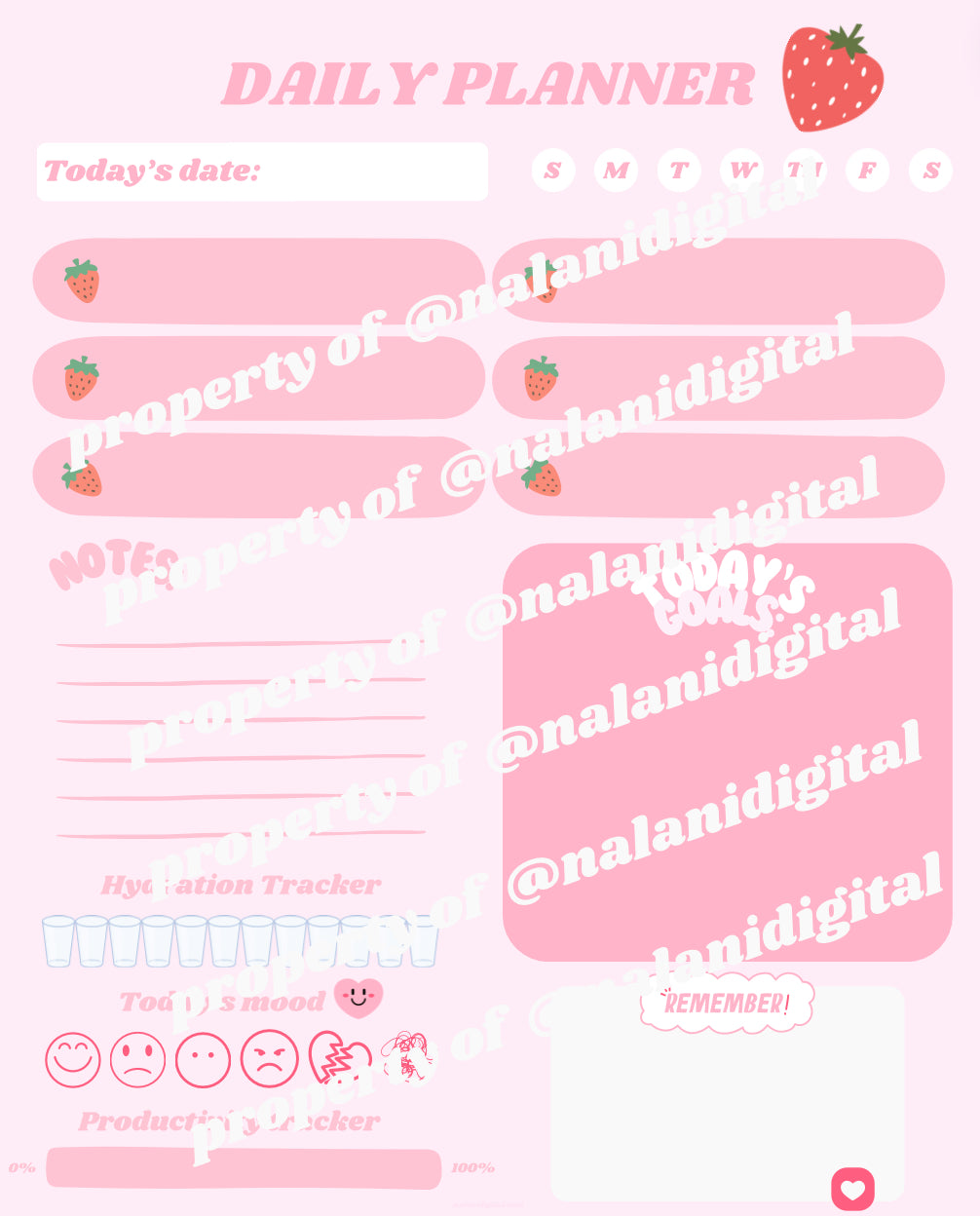 My Digital Daily Planner